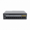 Switch PoE con 10 Puertos 10/100 Mbps / 110 W / Carcasa de Acero / No