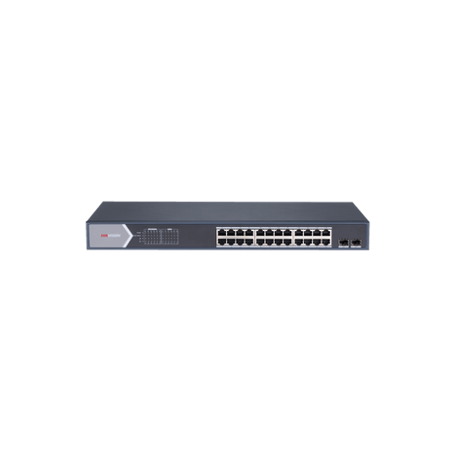 Switch Gigabit PoE / Administrable / 24 Puertos 1000 Mbps PoE / 2 Puer