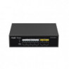Switch de 6 Puertos 10/100 Mbps, PoE hasta 54 Watts, No Administrable