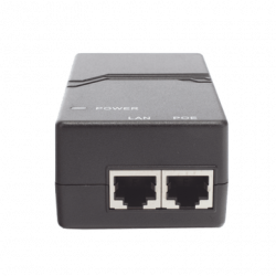 Inyector PoE estándar 802.3af Gigabit (50 V - 0.3 A - 15 W)
