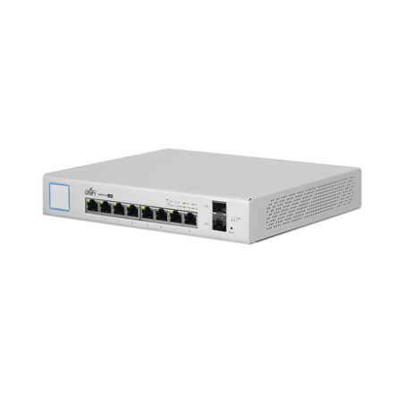 Switch UniFi Administrable de 8 Puertos Gigabit PoE 802.3at/af y PoE P