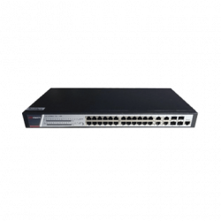 Switch Gigabit PoE / Administrable / 24 Puertos 1000 Mbps PoE / 4 Puer