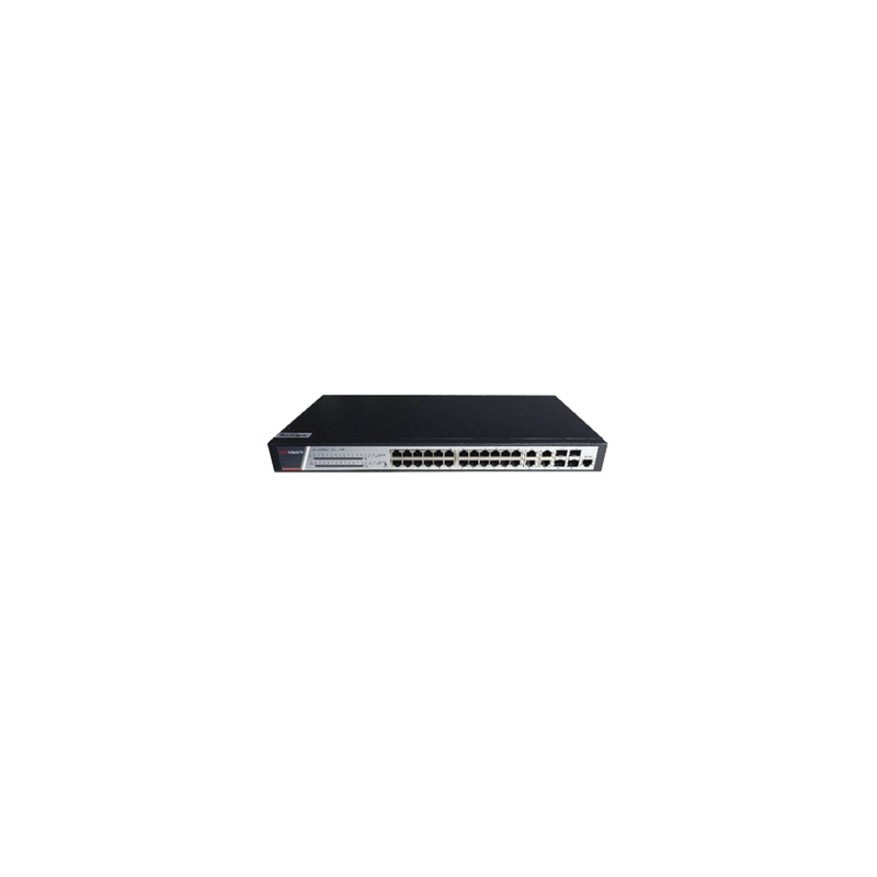 Switch Gigabit PoE / Administrable / 24 Puertos 1000 Mbps PoE / 4 Puer