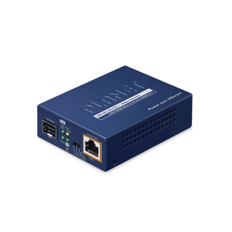 Convertidor de Medios PoE, 1 Puerto RJ45 Gigabit con Salida PoE 802.3a