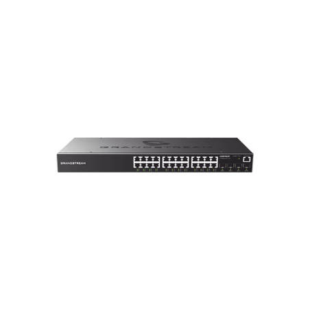 Switch Gigabit PoE Administrable / 24 puertos 10/100/1000 Mbps  4 Puer