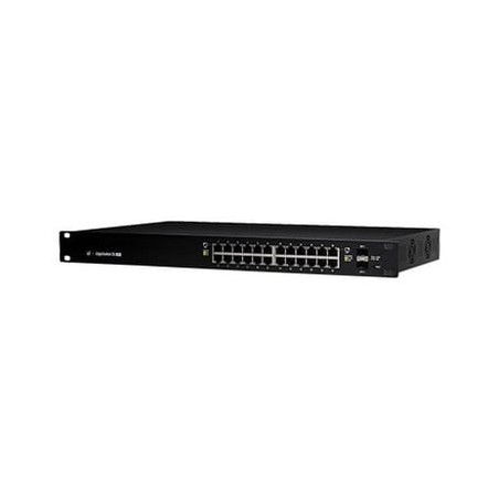 Switch EdgeMAX administrable de 24 puertos Gigabit con PoE/PoE Pasivo
