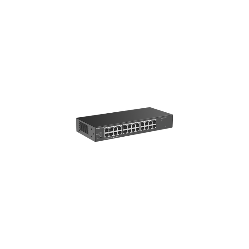 Switch no administrable, con 24 puertos 10/100/1000 Mbps, Monitoreable