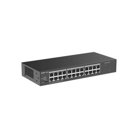Switch no administrable, con 24 puertos 10/100/1000 Mbps, Monitoreable