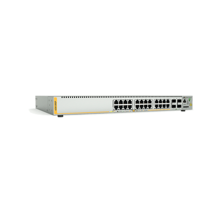 Switch PoE Administrable Capa 3, 24 Puertos 10/100/1000 Mbps  4 SFP Gi