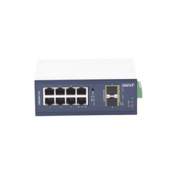 Switch Industrial Administrable Capa 2, 8 Puertos 10/100/1000T, 2 Puer