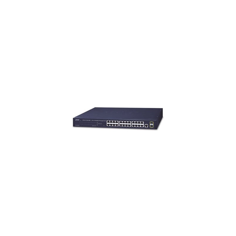 Switch Administrable Capa 2 de 24 Puertos Gigabit 10/100/1000T, 2 Puer