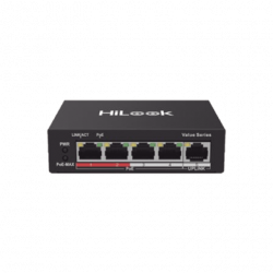 Switch PoE / 4 Puertos 10/100 Mbps PoE (af / at) / 1 Puerto 10/100 Mbp