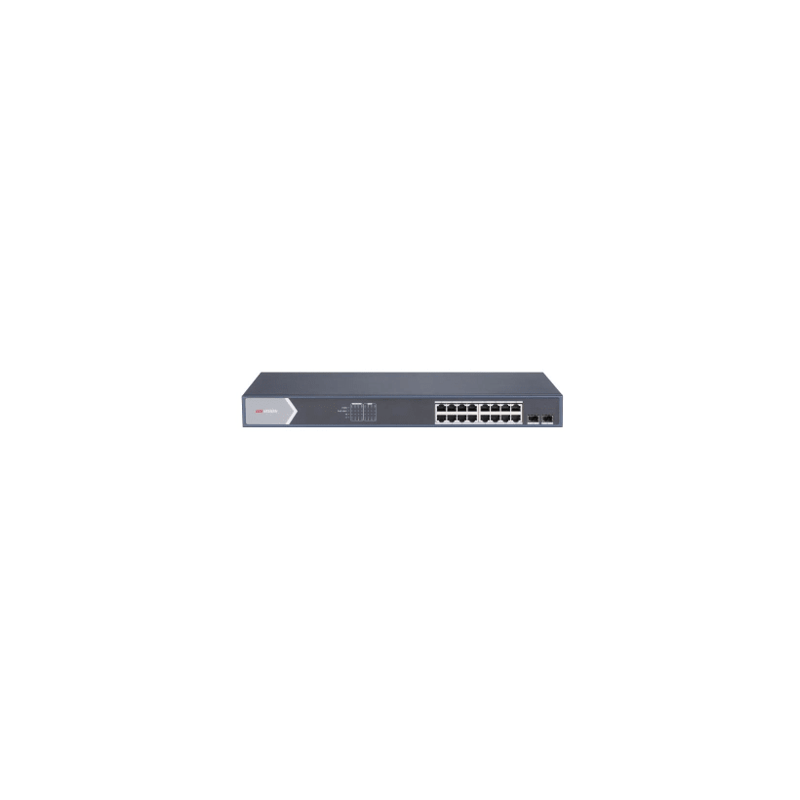 Switch Gigabit PoE / Administrable / 16 Puertos 1000 Mbps PoE / 2 Puer
