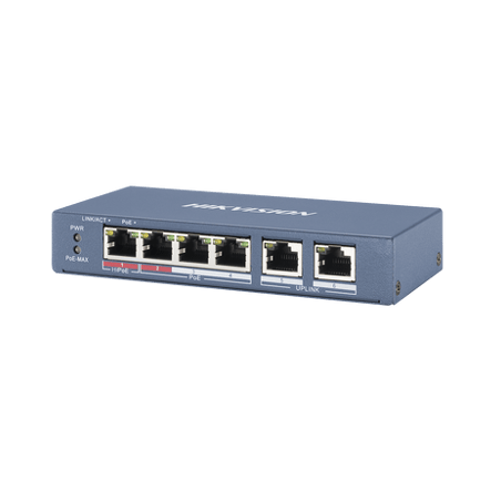 Switch PoE / No Administrable / 3 Puertos 10/100 Mbps 802.3 af/at (30