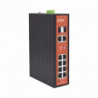 Switch PoE Industrial No administrable / Puertos 1-2 PoE 802.3 af/at y