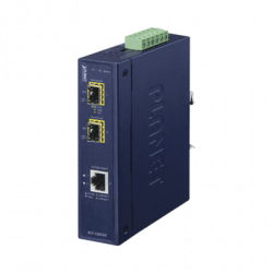 Convertidor de Medios Industrial de 1 Puerto Ethernet 10/100/1000 Base