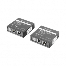 Kit extensor IP y PoE por cable UTP CAT5E hasta 500 mts  100 mbps