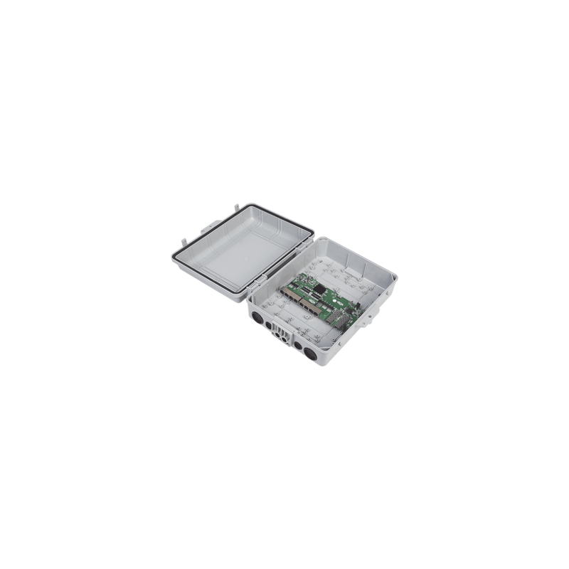 Switch WISP/FTTx con 7 puertos PoE inverso de 24V Pasivo (PoE in), 1 p