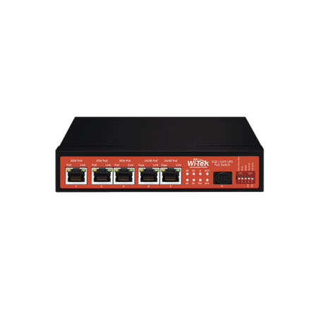 Controlador Solar de 15A con Switch PoE /  1 Puertos Gigabit PoE 802.3