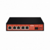 Controlador Solar de 15A con Switch PoE /  1 Puertos Gigabit PoE 802.3
