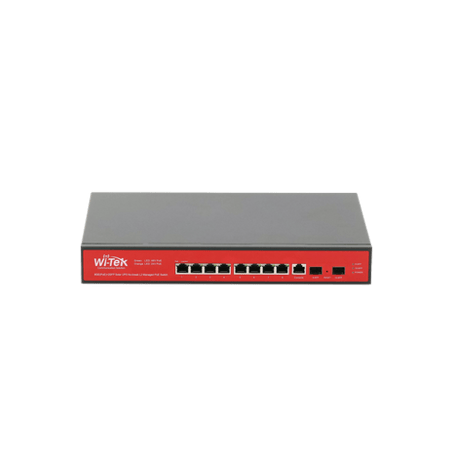 Switch Administrable Capa 2 de 8 puertos 10/100/1000 PoEaf/at  2 x SFP