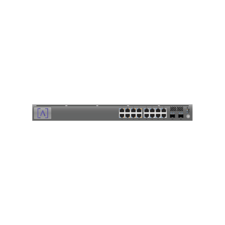 Switch Gigabit PoE Administrable / 16 puertos 10/100/1000 Mbps  2 Puer