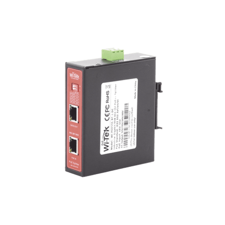 Splitter PoE IN hasta 90 W / Salida DC 12v/16V/24v o 48V / Carcasa met