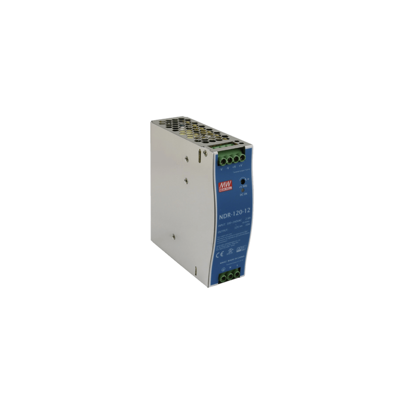 Fuente de poder industrial de 120 W, salida 12 Vcc, entrada 90264 VCA,