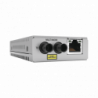Convertidor de medios Fast Ethernet a fibra óptica, conector ST, multi