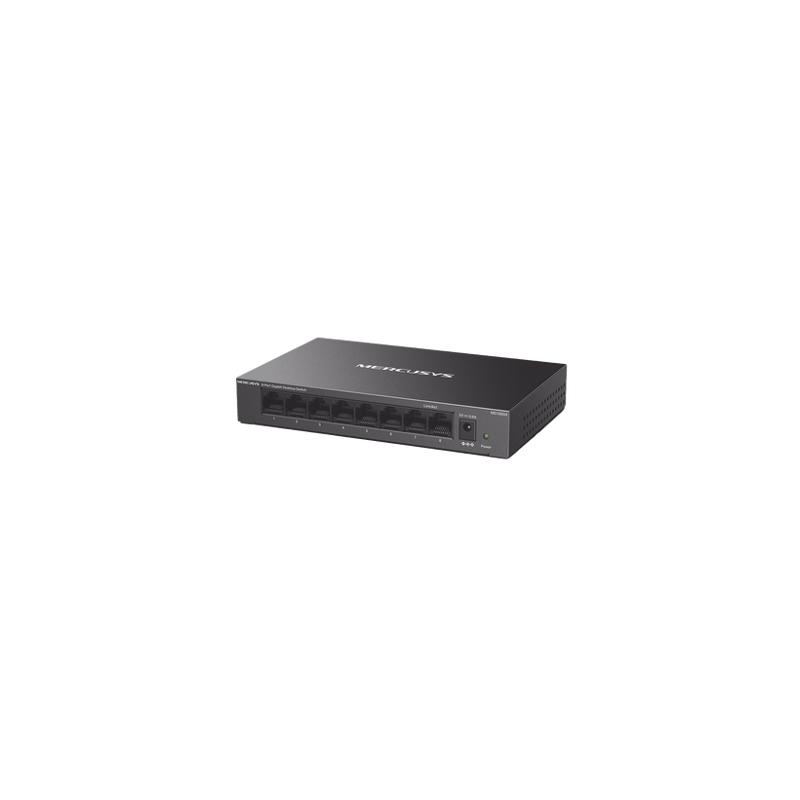 Switch NO Administrable / Para escritorio / Carcasa de Metal / 8 puert