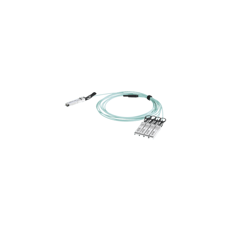 Cable AOC QSFP de 40 Gbps a 4x 10 Gbps / Cable de fibra óptica Activo