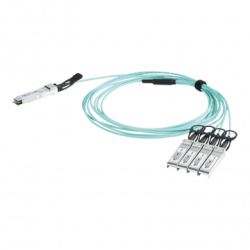 Cable AOC QSFP de 40 Gbps a 4x 10 Gbps / Cable de fibra óptica Activo