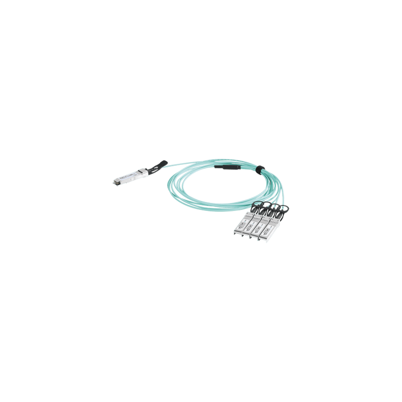 Cable AOC QSFP de 40 Gbps a 4x 10 Gbps / Cable de fibra óptica Activo