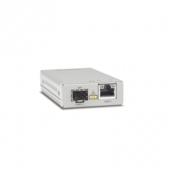 Convertidor de medios Gigabit Ethernet a fibra óptica con puerto SFP,