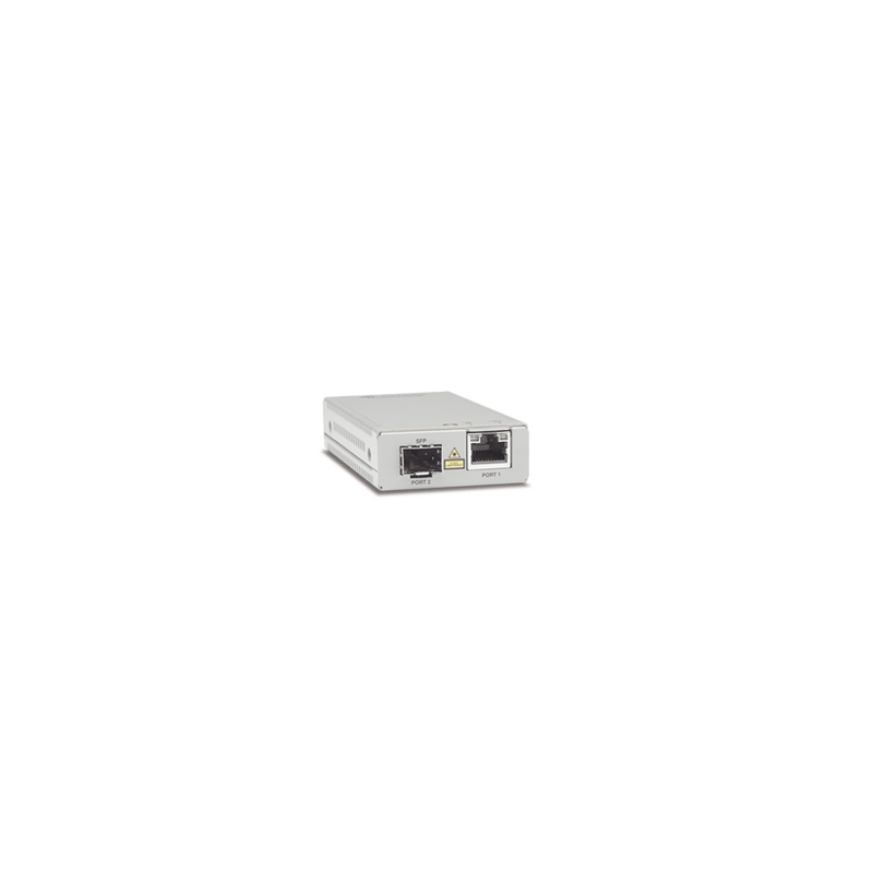 Convertidor de medios Gigabit Ethernet a fibra óptica con puerto SFP,