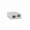 Convertidor de medios Gigabit Ethernet a fibra óptica con puerto SFP,