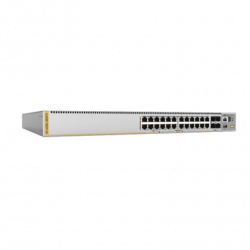Switch L3 Stackable, 24x 10/100/1000-T PoE, 4x SFP, Fuente redundante
