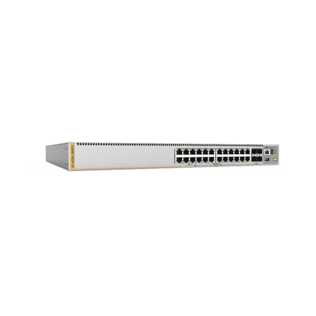Switch L3 Stackable, 24x 10/100/1000-T PoE, 4x SFP, Fuente redundante