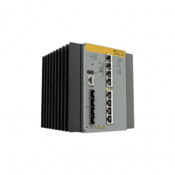 Switch Industrial Hi-PoE Continuo Administrable Capa 3 de 8 x 10/100/1