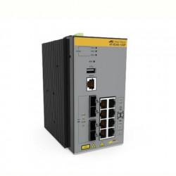 Switch Industrial PoE Capa 3 D/8 Puertos 10/100/1000 PoE af/at, 4 x SF