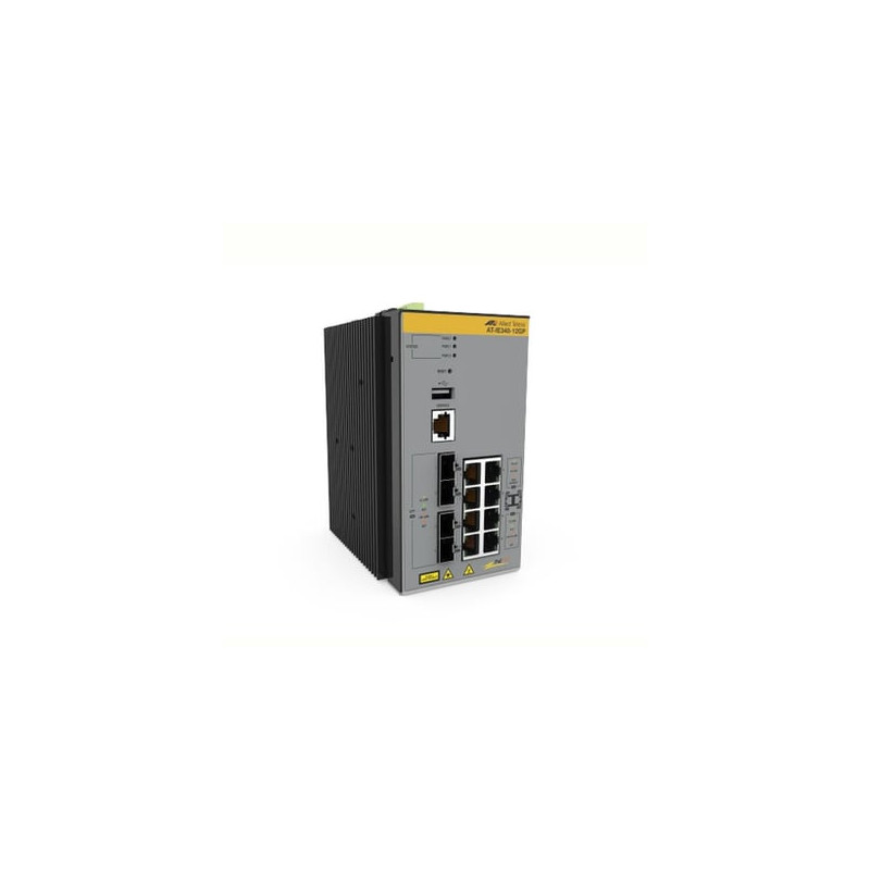 Switch Industrial PoE Capa 3 D/8 Puertos 10/100/1000 PoE af/at, 4 x SF