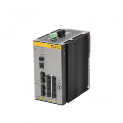 Switch Industrial PoE Capa 3 D/8 Puertos 10/100/1000 PoE af/at, 4 x SF