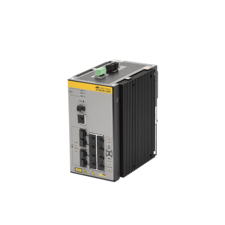 Switch Industrial PoE Capa 3 D/8 Puertos 10/100/1000 PoE af/at, 4 x SF