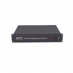 Fuente 24 Vca / Industrial / Tipo RACK / 20 Amperes / 16 salidas / 1.2