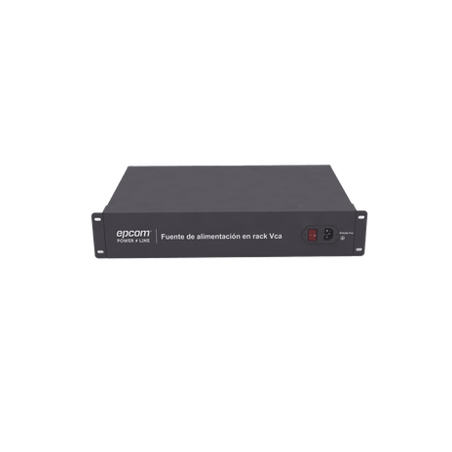 Fuente 24 Vca / Industrial / Tipo RACK / 20 Amperes / 16 salidas / 1.2
