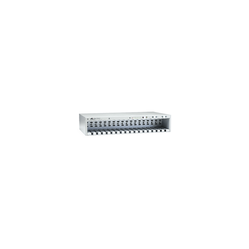 CHASSIS D/18 SLOTS PARA CONVERTIDORES DE MEDIOS SERIE MMC2000, PSU UNI