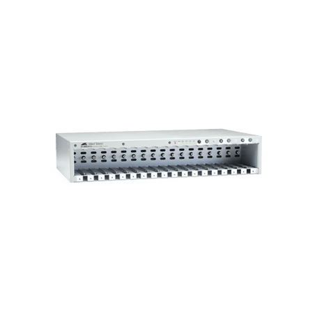 CHASSIS D/18 SLOTS PARA CONVERTIDORES DE MEDIOS SERIE MMC2000, PSU UNI