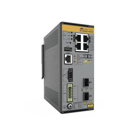 Switch Industrial L2, Puertos 4x 10/100/1000T con PoE, 2x 1G/10G SFP,