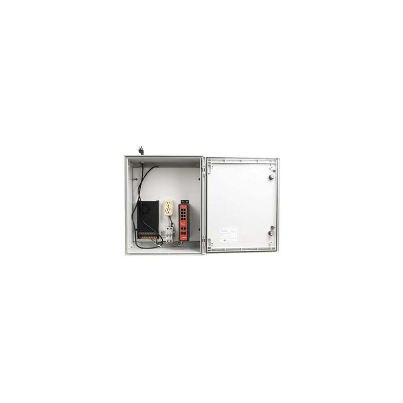 Switch PoE Industrial para exterior / 8 puertos Gigabit con 8 puertos