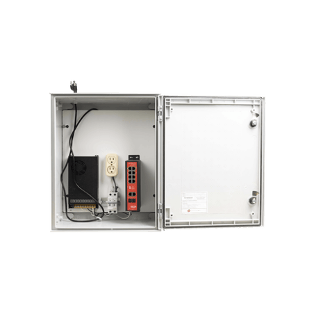 Switch PoE Industrial para exterior / 8 puertos Gigabit con 8 puertos
